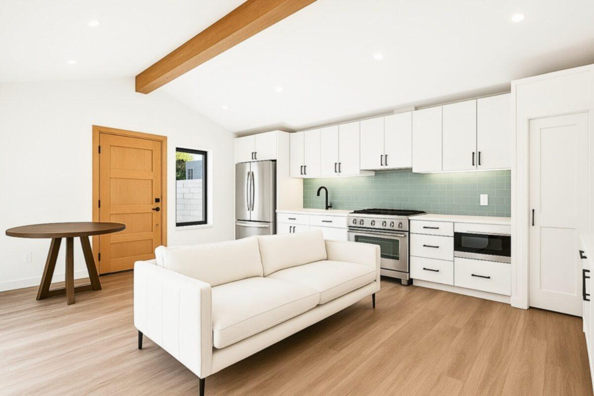 Basement bedroom