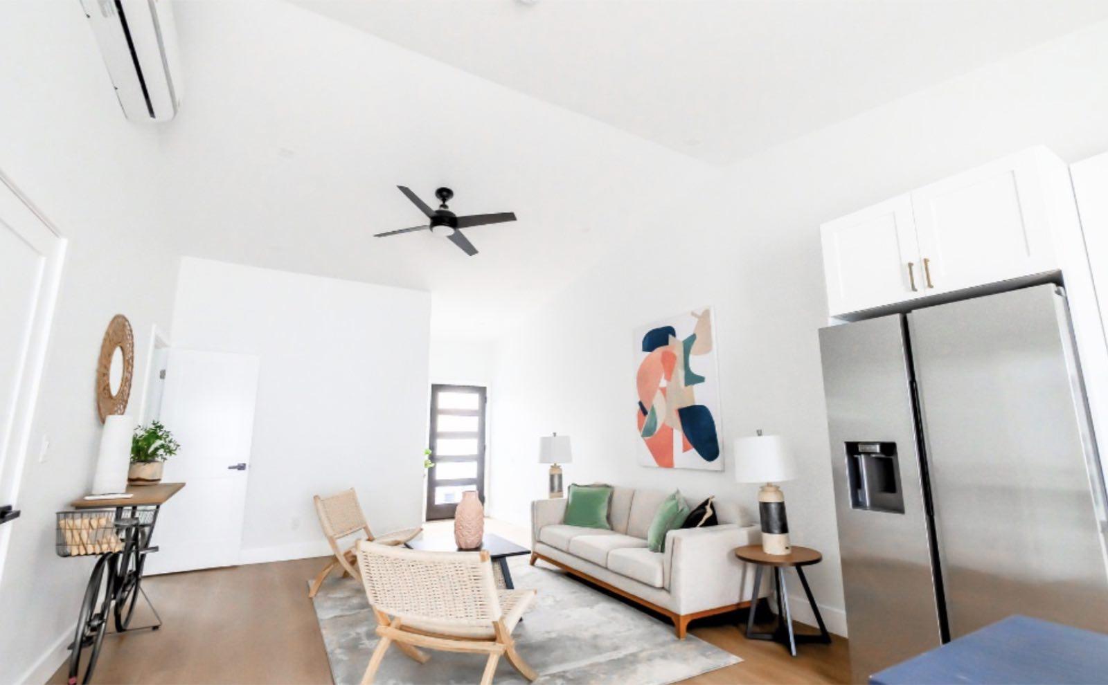 Basement living area
