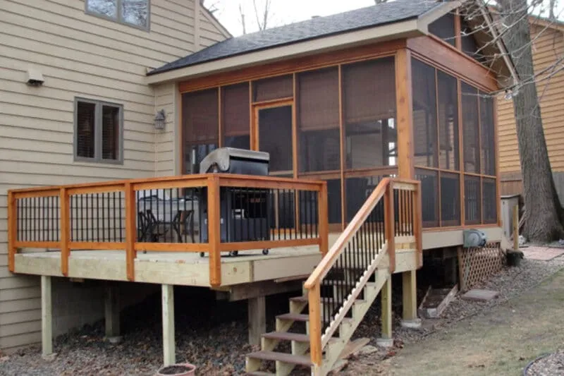 Completed home addition